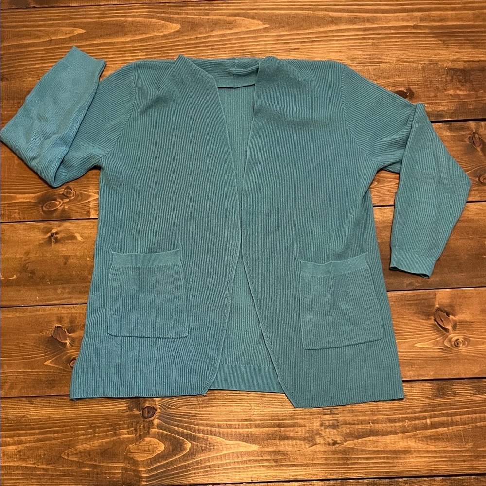 Pink Clover Turquoise Cardigan